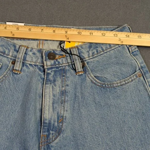 Levi's Jeans Men's 28x34 Blue Super Baggy Denim Cordura Drawstrings Retro NWT Jeans